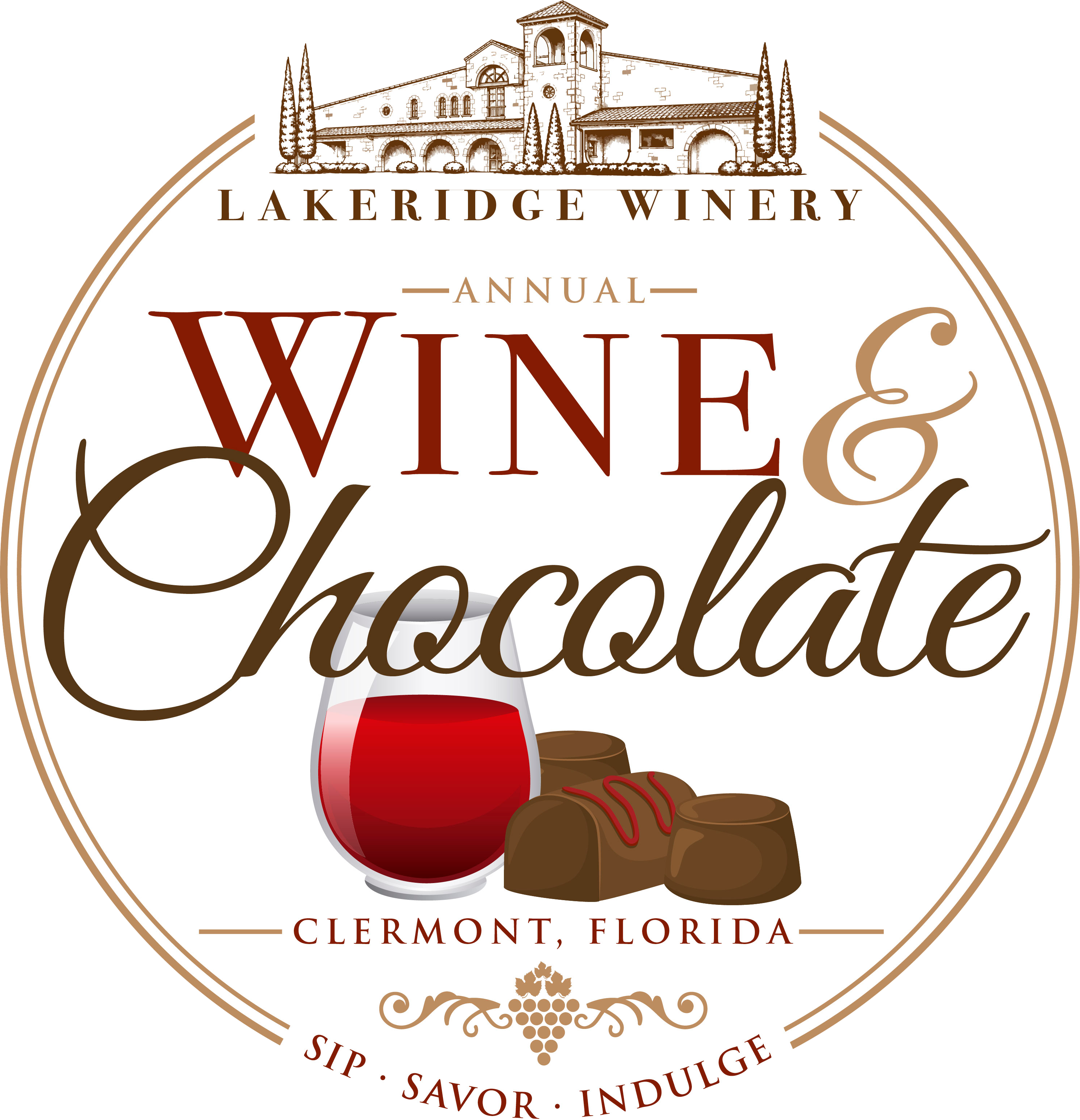 Annual Wine & Chocolate Festival Logo