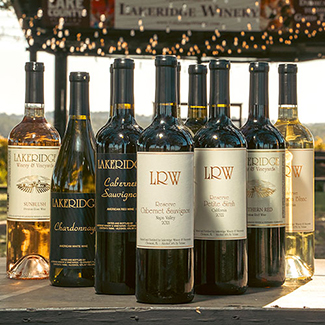 Collage of Lakeridge wines