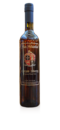Bottle of Lakeridge Winery Cream Sherry.